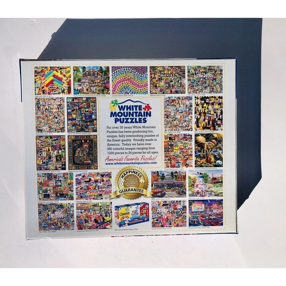 White Mountain 1000 Pieces MEMORY LANE by Lois B. Sutton, Finest Quality Puzzle